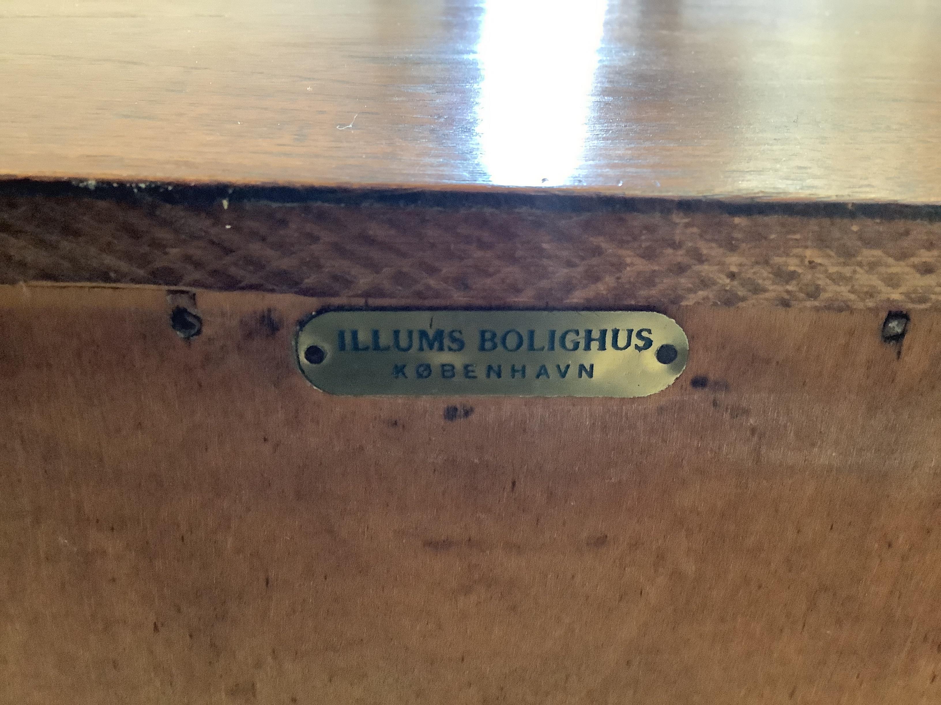 Arne Hovmand Olsen for Illums Bolighus a mid century Danish teak seven drawer chest, width 67cm, depth 40cm, height 113cm